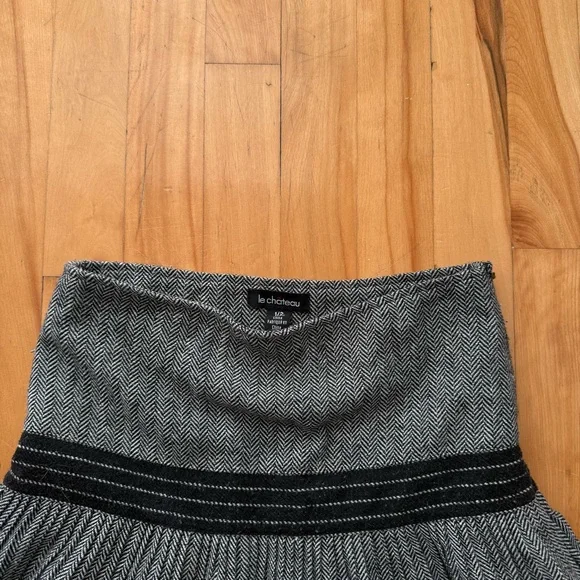 Vintage wool le château skirt - Picture 3 of 4